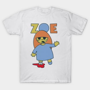 Zoe - the cute little zombie girl T-Shirt